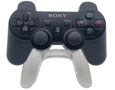 1 original Sony PS3 Dualshock 3 wireless Controller schwarz Vibration + Ständer