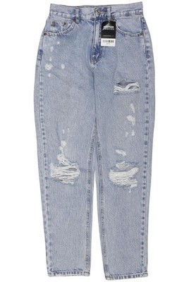 Pull & Bear Jeans Damen Hose Denim Jeanshose Gr. 34 Baumwolle Hellblau #ligf9md