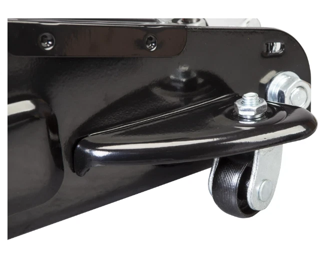 Gato de piso de bajo perfil Black Jack negro/plateado con ruedas giratorias, 2,5 toneladas negro Foto 2 de 4