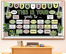 Motivational Bulletin Board Set for Classroom and Office Decor