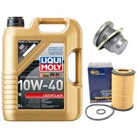MotoröL Filter Set 10W-40 5 Liter + ÖLablassschraube FüR Renault Clio II 1.2 16V