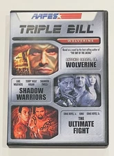 AAFES Triple Bill - Wolverine / Shadow Warriors / The Ultimate Fight OOP VHTF