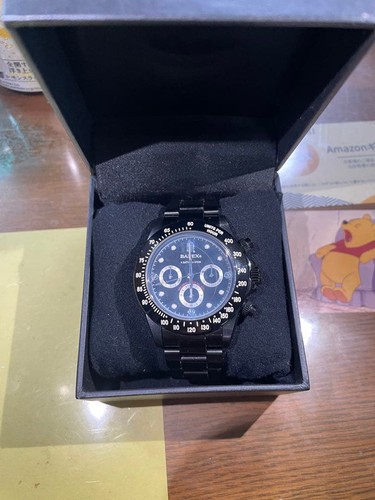 A BATHING APE BAPE Men's Watch Automatic Analog Round Black Stainless
