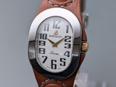 BERTOLUCCI Serena 313-4351 Quarz Silber Damenuhr Vintage 24mm