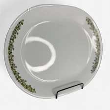 Corelle White and Green Dinnerware