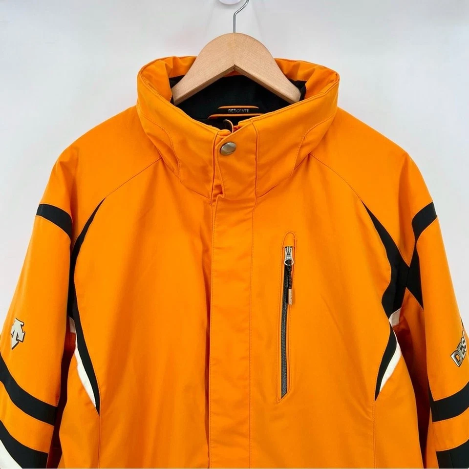 Descente Vtg Mens Ski Jacket D9-8625 Size L Orange Insulated Snowboard Coat - Image 4 of 4