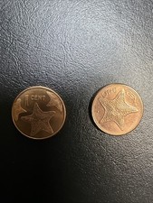 2 Bahamas 1 CENT - 2005 Bahamian & 2004 -uncirculated - Free Shipping