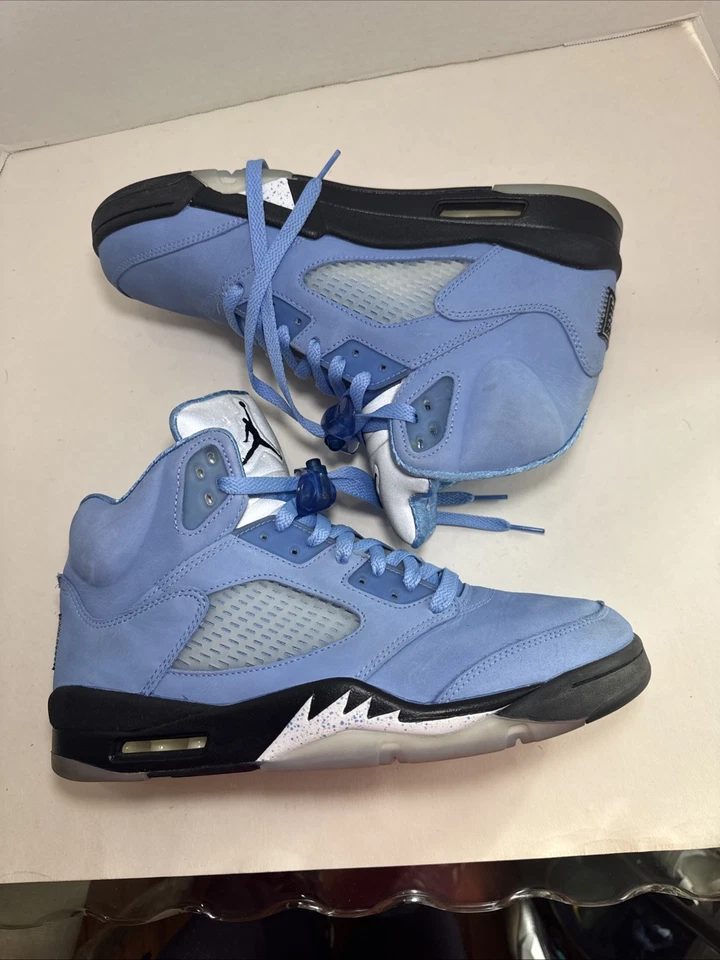 Air Jordan 5 UNC University Blue Retro SE Sz 10.5 Mens Sneaker DV1310-401 no box - Image 3 of 4