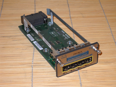 Cisco C3KX-NM-1G FourGbE port network module f. 3560-X 3750-X Catalyst Switches 