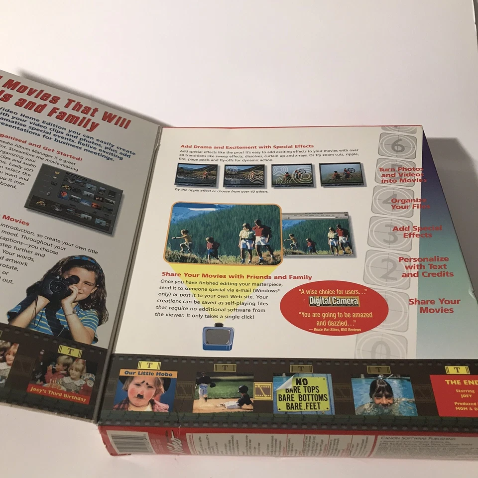 Canon Video Home Edition CD-Rom in Big Box VTG New Sealed PC Windows 95 98 2000 - Image 3 of 4