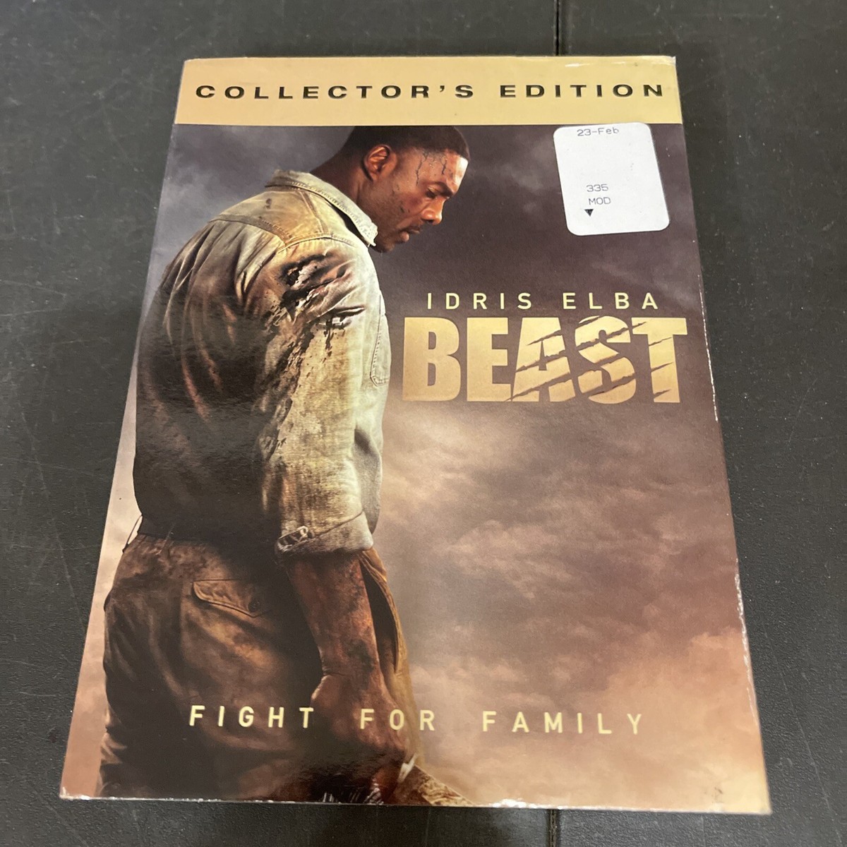 BEAST (DVD 2022) IDRIS ELBA BRAND NEw Slipcover SEALED FREE 