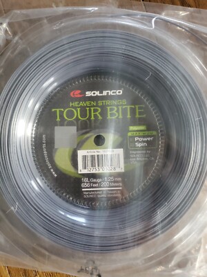 Solinco Tour Bite 16L 1.25mm 656 feet / 200m Tennis String Reel