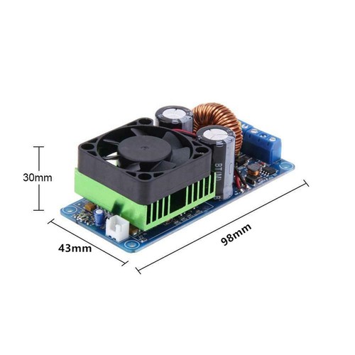 IRS2092S 500W Mono Digital Class D HIFI Endstufe Verstärker Board Modul +Lüfter - Bild 11 von 24
