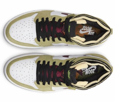 Size 11 - Air Jordan 1 Zoom Comfort Neutral Olive Cherrywood