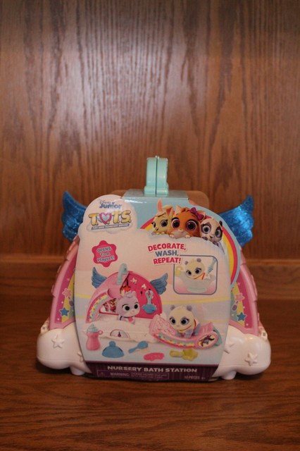 T.o.t.s. Disney Junior Nursery Bath Station Tots Kiki Cat Precious Panda Bathtub for sale online