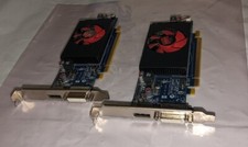 Lot of 2 AMD Radeon HD 8490 1 GB DDR3 PCIe x16 Video Card 0UGA10 C36951 DP DVI
