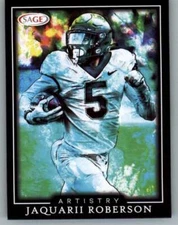 2022 SAGE Artistry Black Border #55 Jaquarii Roberson NM Near Mint ID:66192