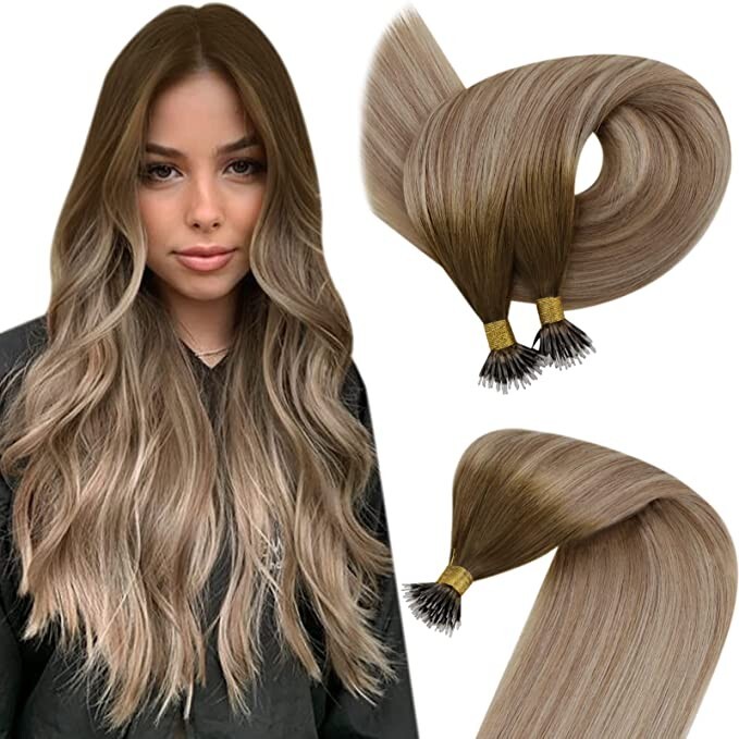 Easyouth Nano Ring Hair Extensions Balayage Nano Hair Extensions