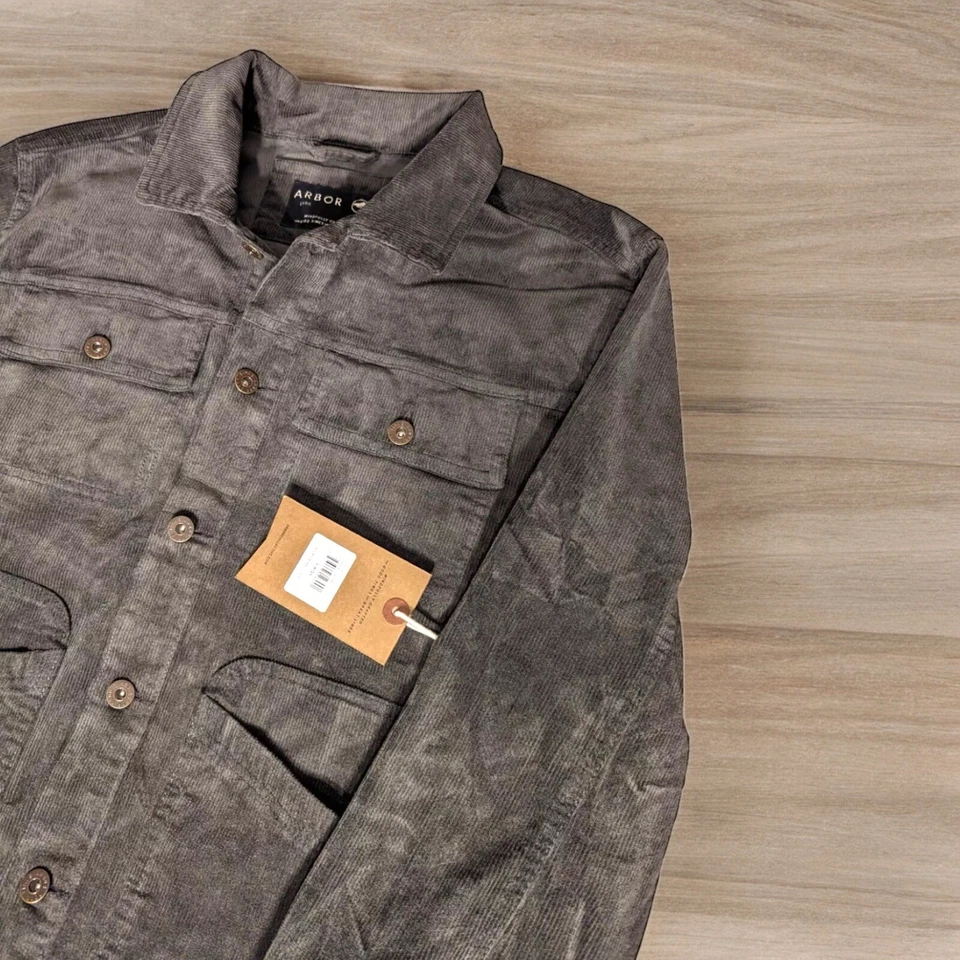 Chaqueta Arbor Hombre Regalo Para Hombre Mujer Pana Ligera Gris XL Foto 3 de 4