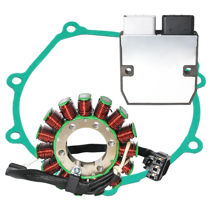 Estator + rectificador de voltaje + junta para Kawasaki Ninja ZX10R ZX-10R ZX1000 2006-2007 Foto 3 de 4