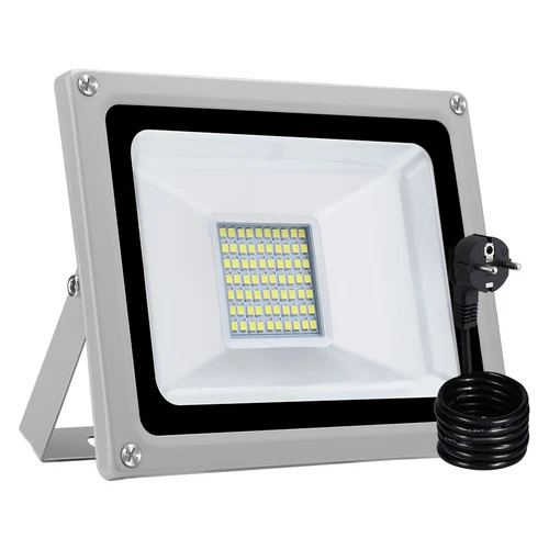 LED Fluter Stecker Außen Strahler Arbeitsleuchte Baustrahler Scheinwerfer Garten - Bild 5 von 251