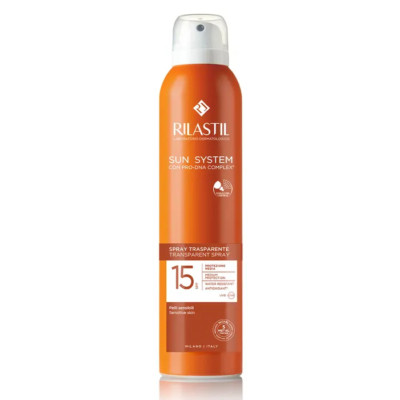 Sun System Spray Trasparente Spf15 Rilastil 200ml