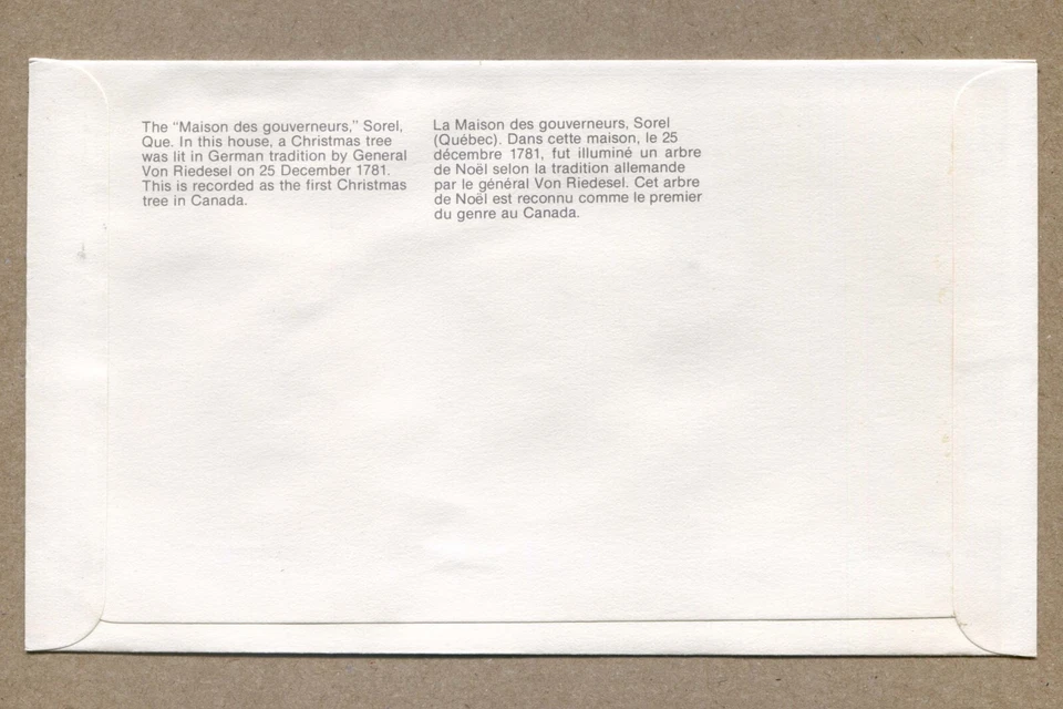 CANADA First Day Issue Series 1981-11-16, Christmas Tree 17-18 &1981 STAMP COVER - Image 2 of 2