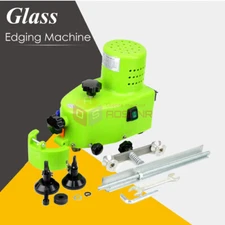 Electric Small Glass Edging Machine Straight Round Bevel Edge Trimmer Grinder
