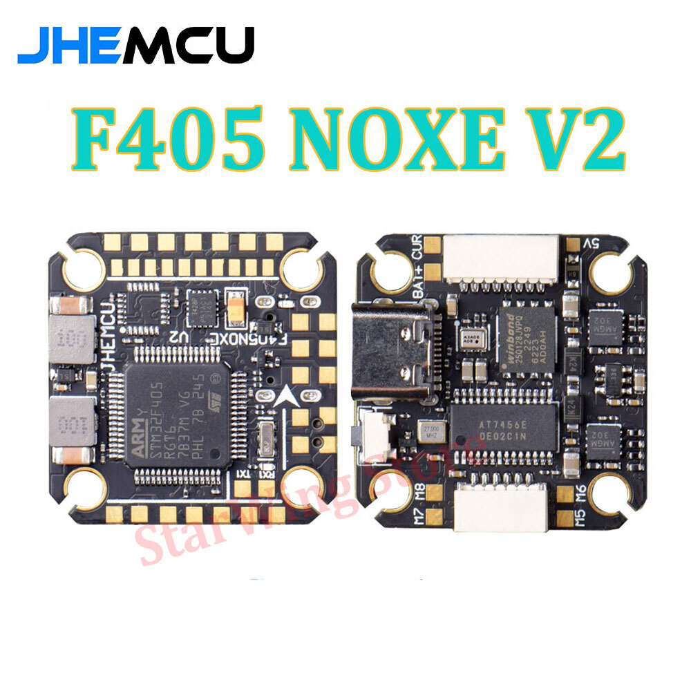 JHEMCU F405 NOXE V2 Flight Controller Baro OSD 3-6S 16MB 5V 10V