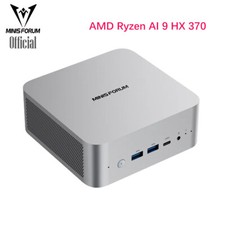 MINISFORUM AI 9 X1 370 MINI PC AMD HX 370 Processor MINI PC Desktops 48GB 1TB