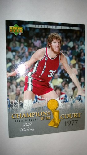 Bill Walton Perforated #10 card from 1985 Jms Game