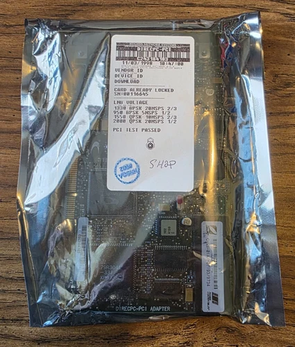 Vintage NOS Direcpc PCI Adapter By Hughes CHNS-01A/M07193/9734 1021938-10001A