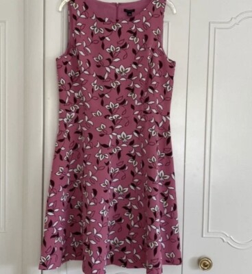 ann taylor pink floral dress Ann Taylor Factory floral dress size 6 Pink