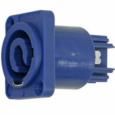 Seismic Audio Panel Mount Power Cable Receptacle - Fits D Series Pattern Hole