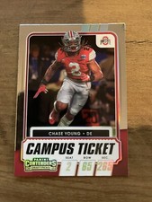 2021 Contenders Draft Chase Young Campus Ticket Silver Washington Football Team
