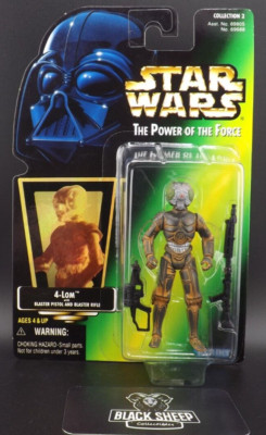 Star Wars Power of the Force 4-Lom w/ Blaser Pistol and Blaster Rifle