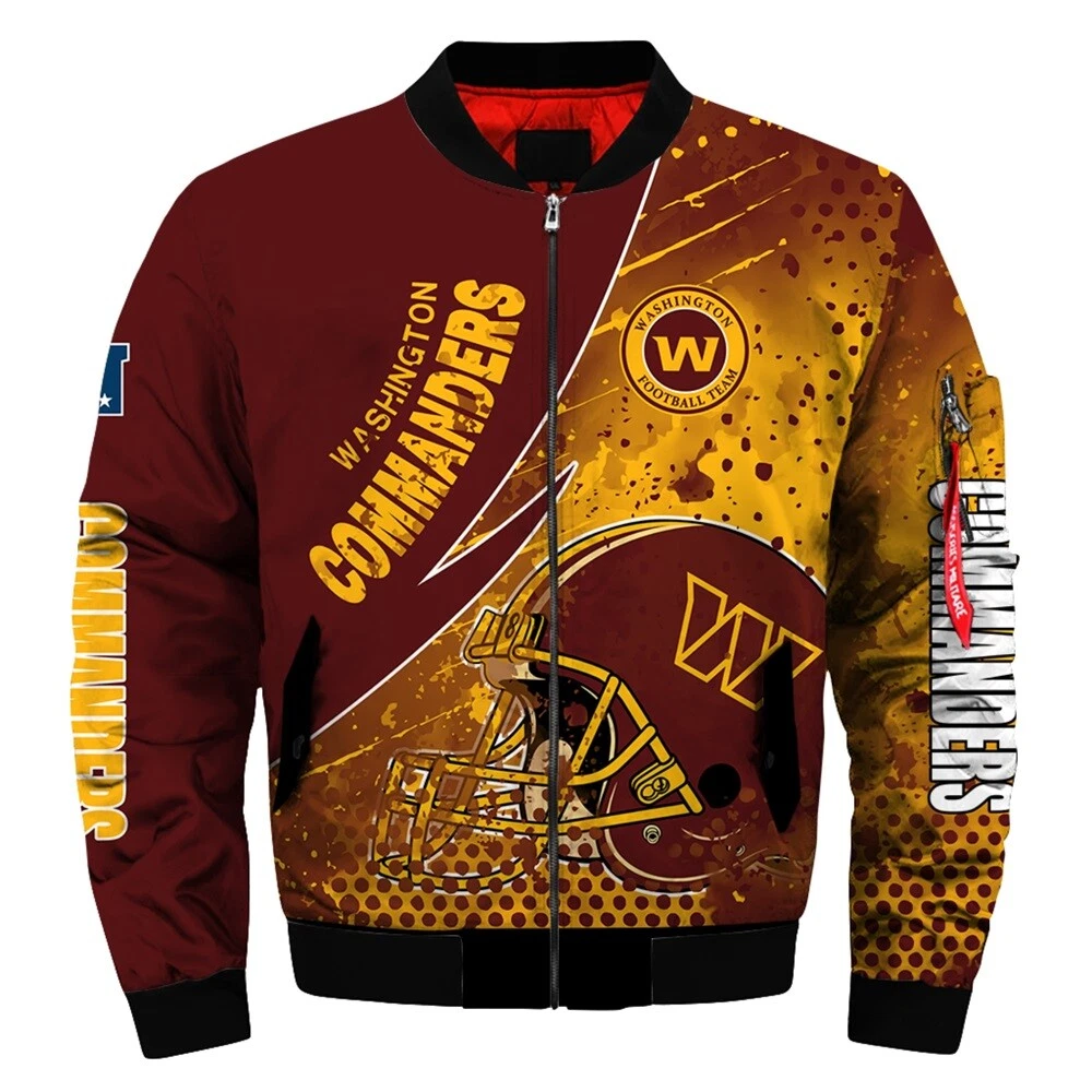 Washington Commanders Men's Flight Bomber Jacket