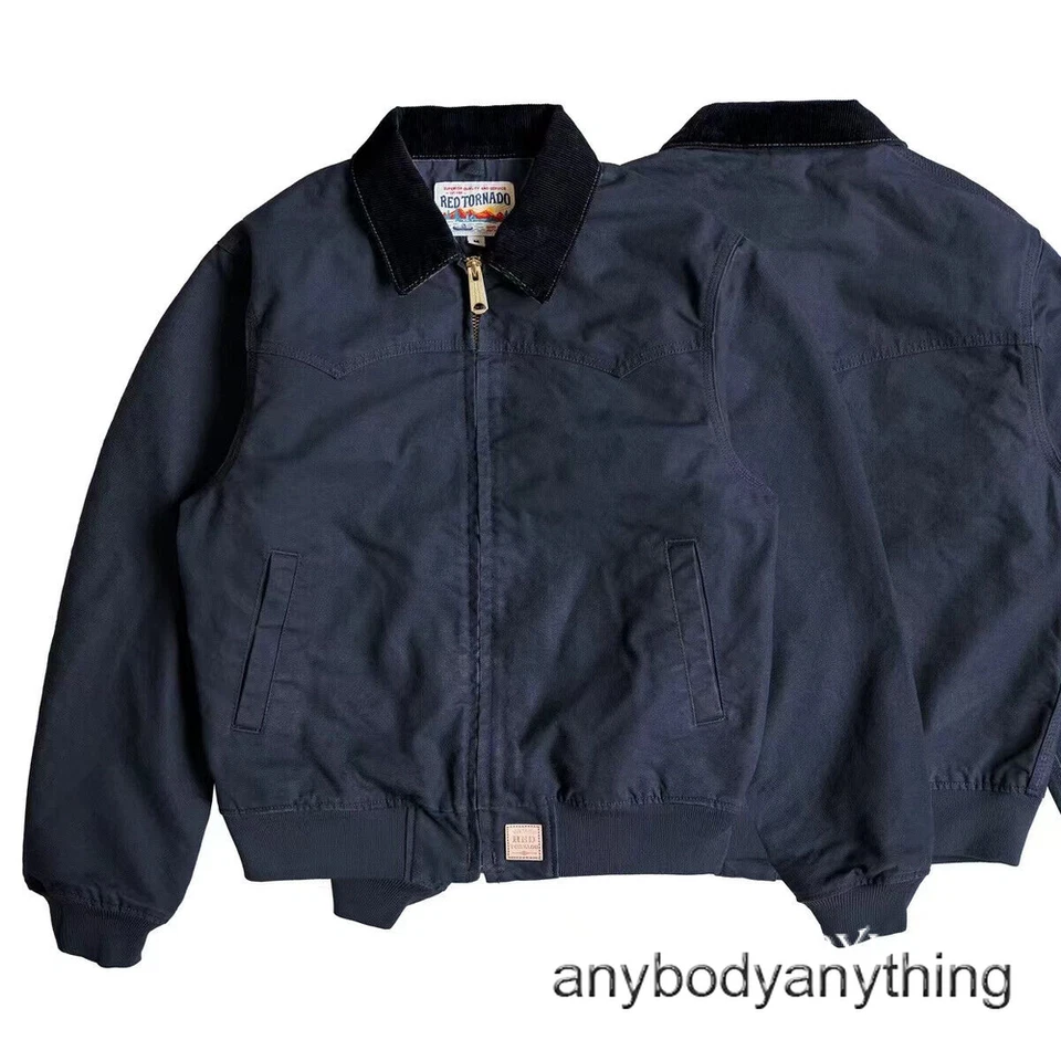 Red Tornado Washed Santa Fe Duck Jacket Fall Men Vintage Coat Canvas Outerwear - Image 2 of 4