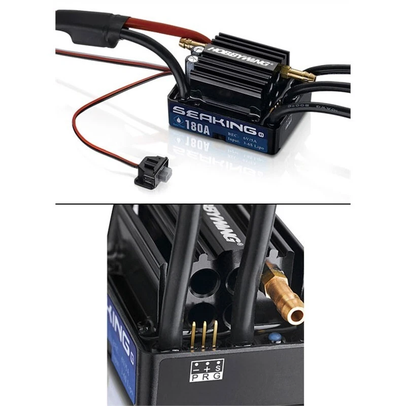 Hobbywing HW30301200 SeaKing V3 130A HV ESC Wasserdicht Mit Wasserkühlung - Bild 2 von 2