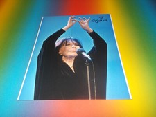 Juliette Gréco singer France signed autographed 20x25 photo in person