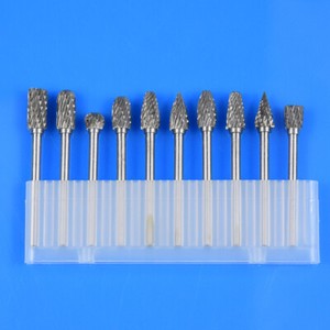 10Pcs Tungsten Steel Solid Carbide Burrs For Dremel Rotary Bit Accessories Tool 10Pcs Tungsten Steel Solid Carbide Burrs For Dremel Rotary Bit Accessories Tool
