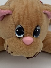 Vintage Tonka Pound Puppy Stuffed Cat Plush Pound Pur-r-ries Tan with Stripes