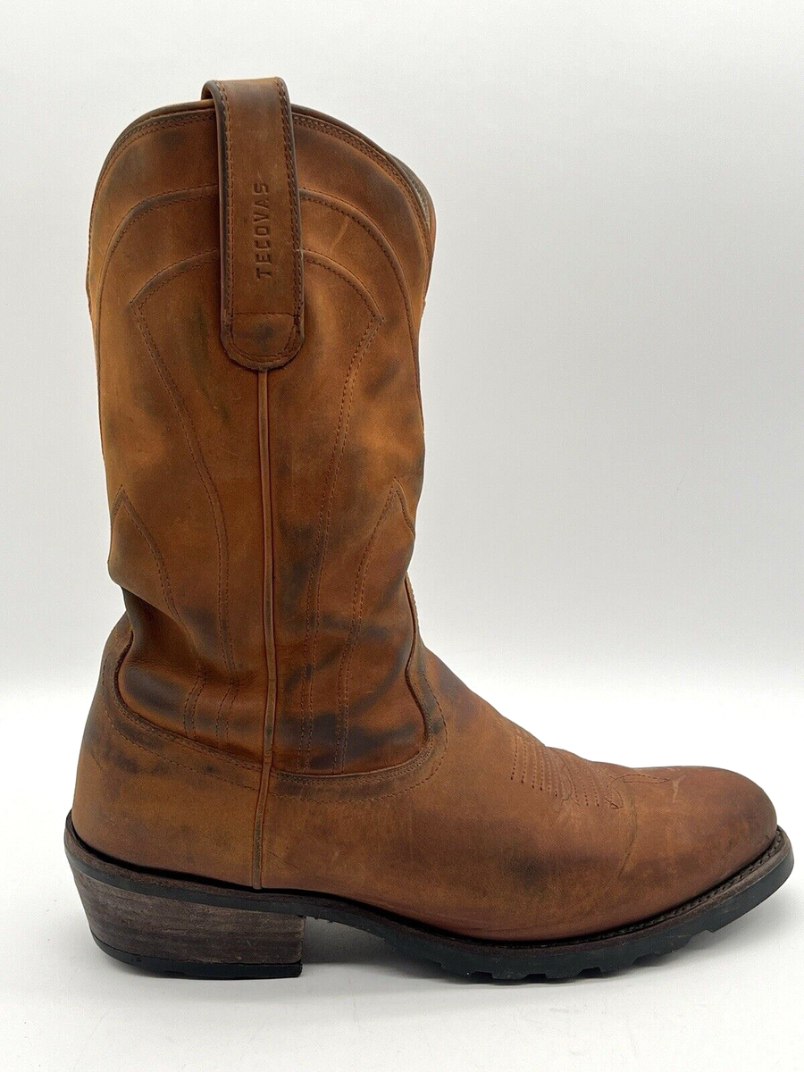PRE-OWNED Tecovas THE BANDERA Ranch Cowboy Work Boot Men Sz D CLAY  175
