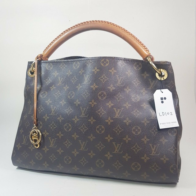 Borse Louis vuitton in Cotone Marrone - 23436967