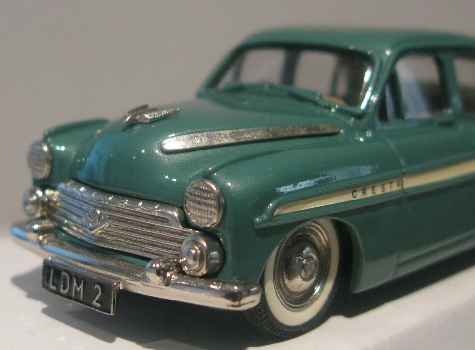 Lansdowne Models 1:43 LDM 2 Met Green 1957 Vauxhall Cresta E Series - Image 3 of 4