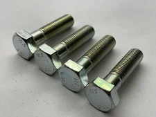 M10-1.25 x 40 Class 10.9 Hex Cap Screws Bolts Zinc Plated Qty.4 (23D134)