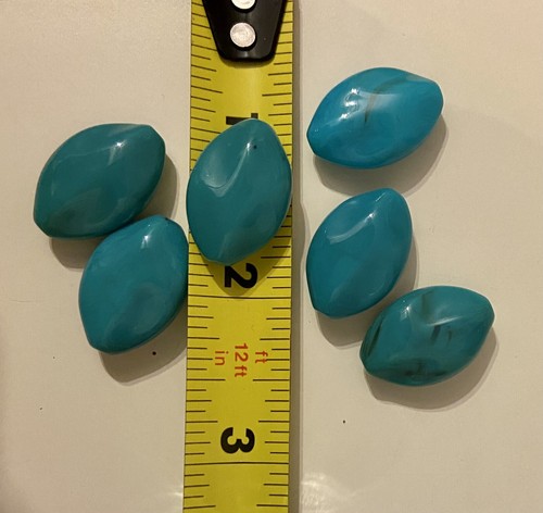 Perline sfuse in vetro o plastica - 64 pezzi - da 1/4" a 1" - Bellissima varietà! - Foto 7 di 7