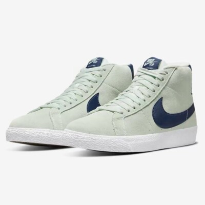 Nike SB Zoom Blazer Mid Barely Green Navy MEN'S SIZE 14 864349-303