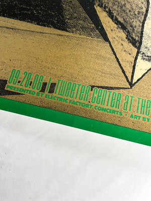 TOOL Poster by TODD SLATER Camden NJ 28 Sep 2006 Tweeter Center 99