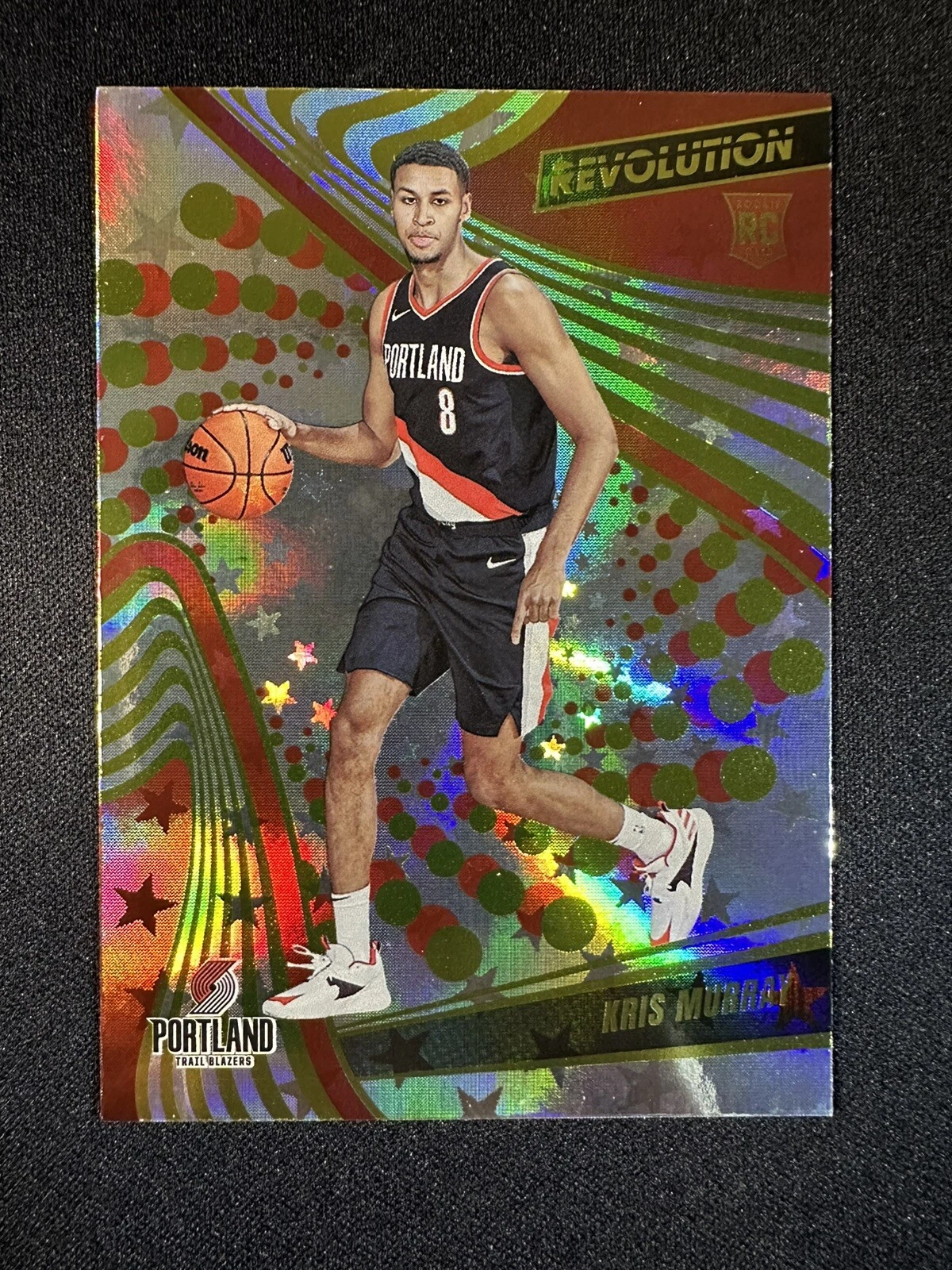 2023-24 Panini Revolution Astro #124 Kris Murray Rookie Trail Blazers